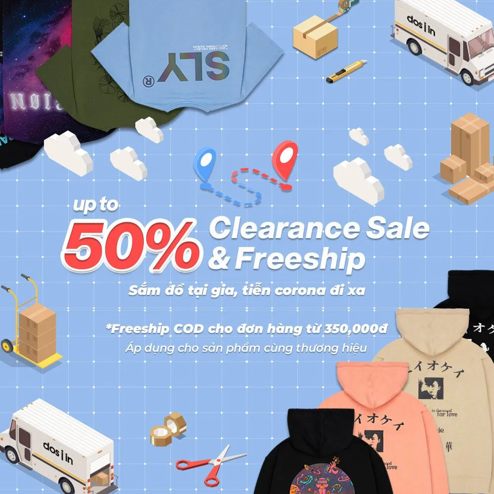 Giảm rồi còn giảm nữa cùng ưu đãi freeship quá đã đến từ Dosiin