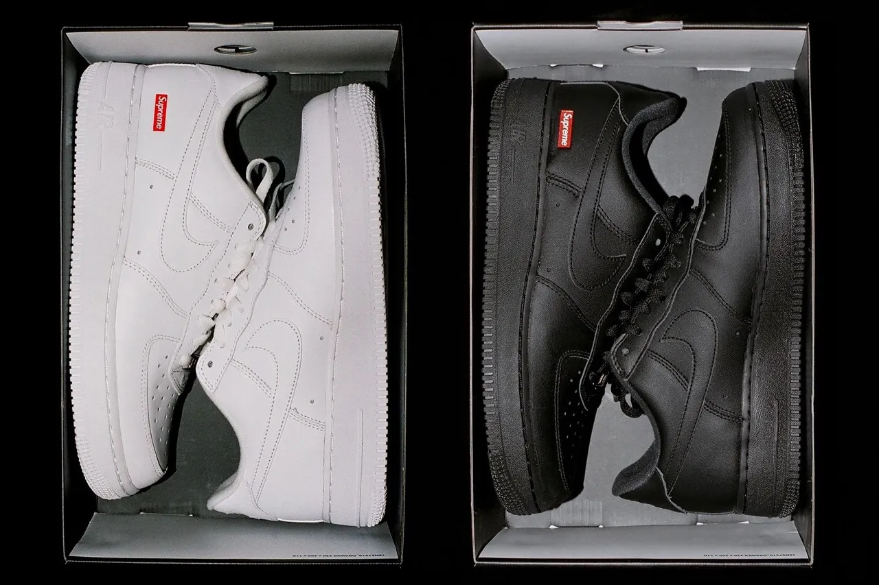 Supreme x Nike Air Force 1 - Ngày ra mắt sẽ không còn xa
