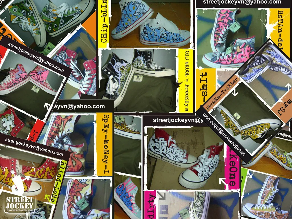 Cùng nhìn lại nhóm graffiti nổi tiếng Hà Thành và 10 phiên bản custom Converse ấn tượng nhất