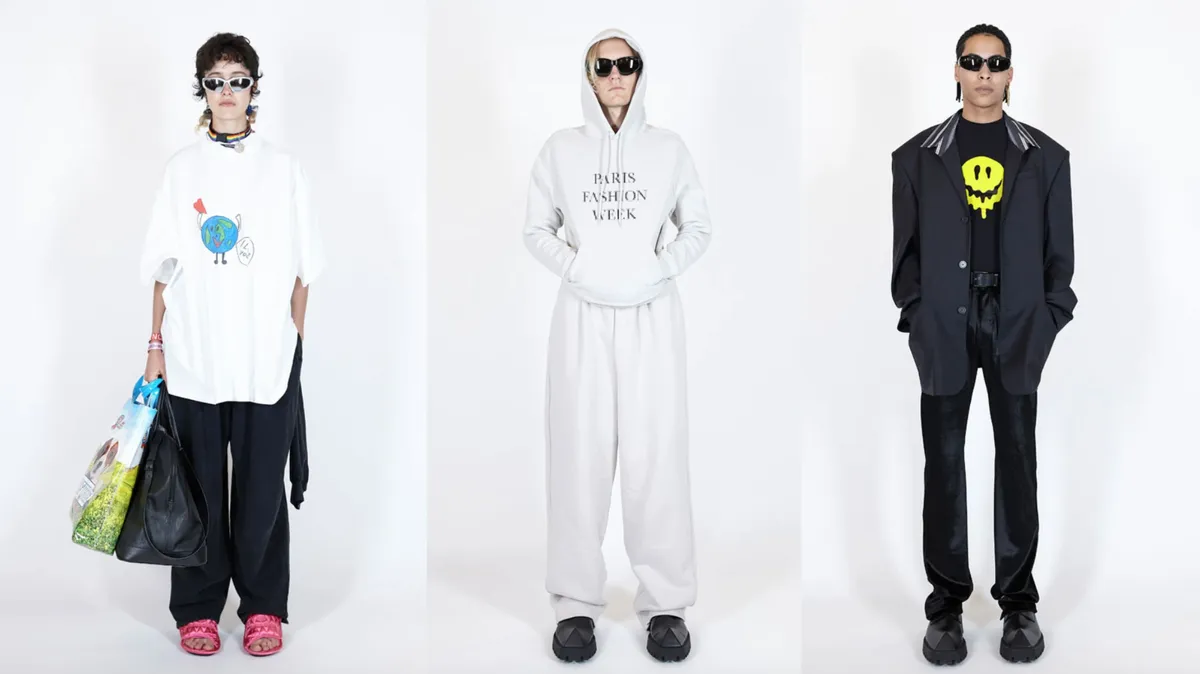 93,5% chất liệu tái chế được Balenciaga mang vào loạt thiết kế streetwear mới nhất
