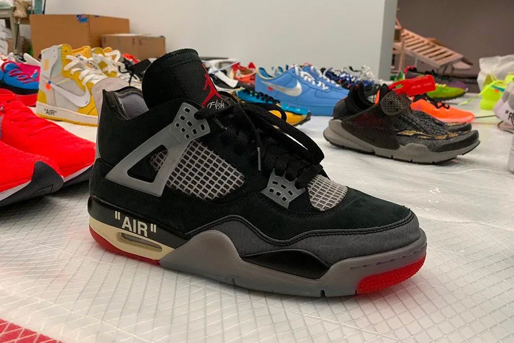 Rò rỉ thông tin siêu phẩm Off-white x Air Jordan 4 Bred 2020