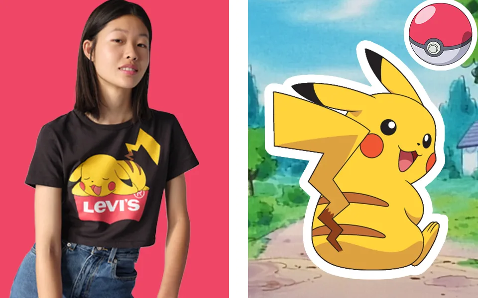Levi's ra mắt BST đặc biệt mừng Pokémon tròn 25 tuổi
