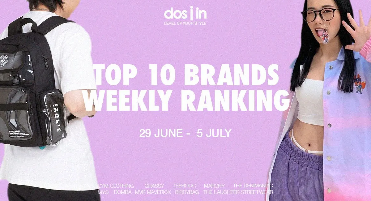 Top 10 thương hiệu nhất tuần: Bữa tiệc thời trang đa sắc màu rất được giới trẻ yêu chuộng