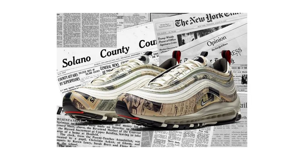 Nike Air Max 97 “Newspaper” – Một ý tưởng đầy mới lạ