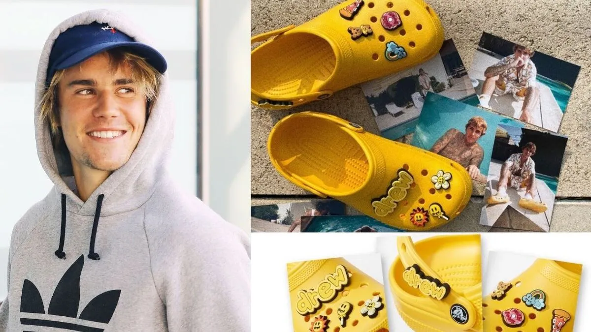 Justin Bieber x Crocs: Màn collab ấn tượng ra mắt đúng dịp mùa mưa