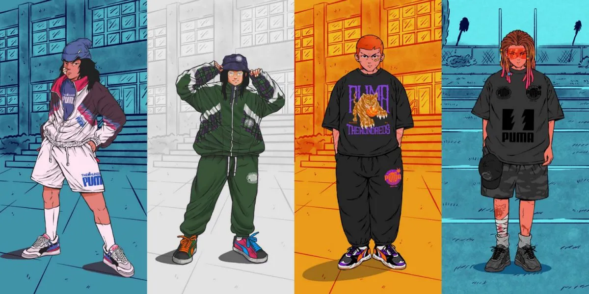 The Hundreds x PUMA - Từ phiên bản hoạt hình bước ra ngoài đời thật