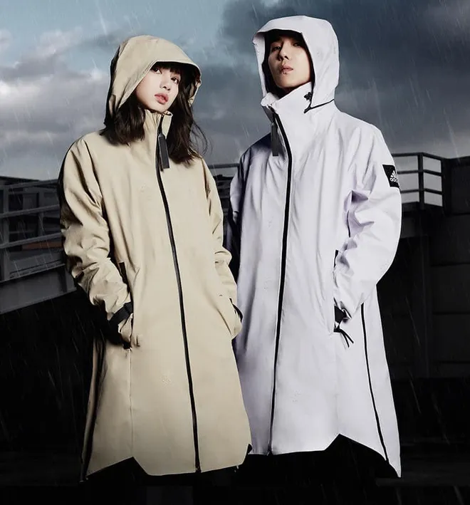 Lisa (BlackPink) cùng Mino (WINNER) tạo dáng thần thái trong quảng cáo mới của adidas