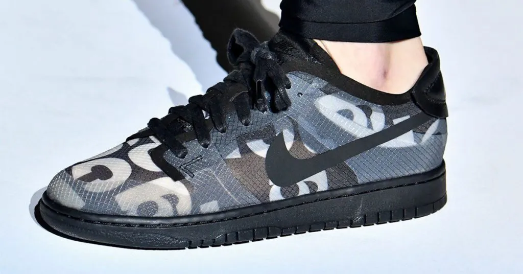 Hé lộ hình ảnh đầu tiên của thiết kế COMME des GARÇONS x Nike Dunk Low