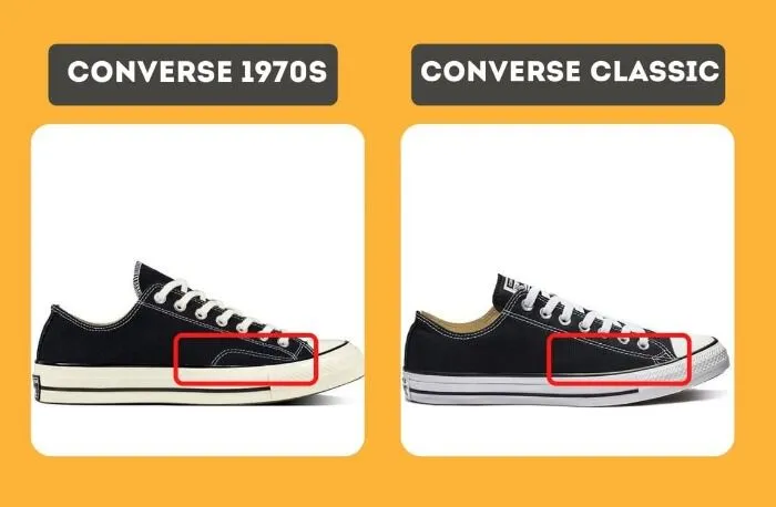 Cách phân biệt converse 1970s với giày converse classic