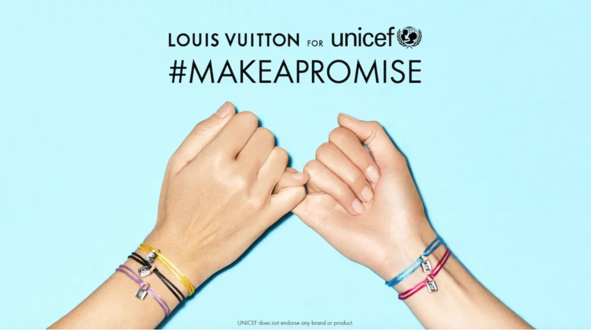 Louis Vuitton ghi dấu ấn ý nghĩa với chiếc vòng tay Ổ khoá bạc UNICEF x LV