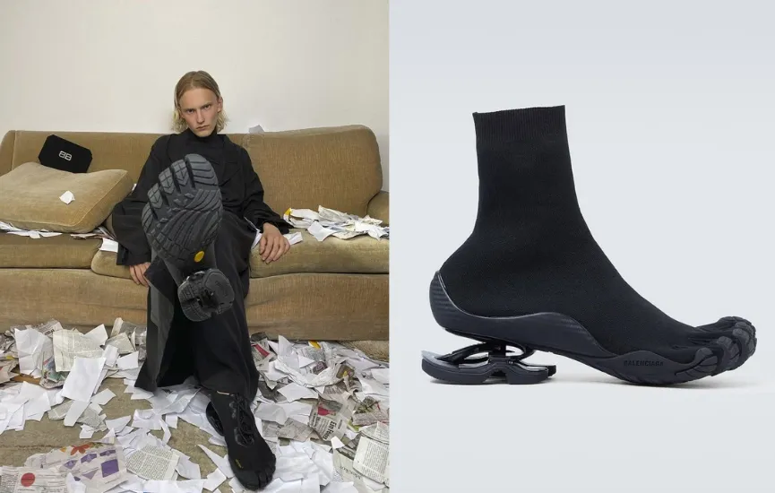 Balenciaga tiếp tục giới thiệu phiên bản sneaker 5 ngón