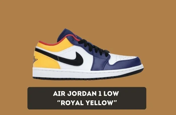 Nike Air Jordan 1 Low “Royal Yellow”