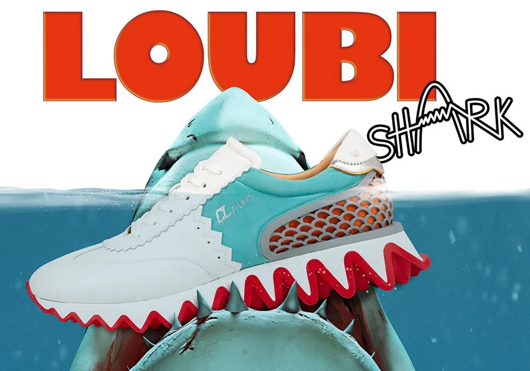Ấn tượng cùng những chiếc đế sneaker đầy răng nhọn đến từ Christian Louboutin