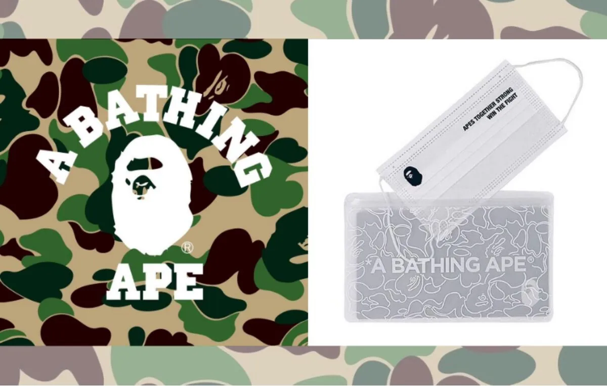 BAPE đã sẵn sàng để đương đầu Covid với bộ khẩu trang cực chiến