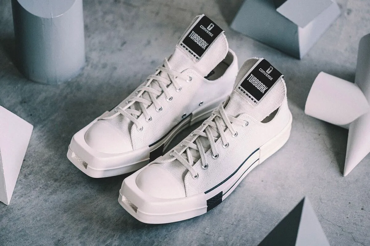 [NEWS] Cái nhìn cận cảnh Rick Owens DRKSHDW x Converse TURBODRK Chuck 70 Ox