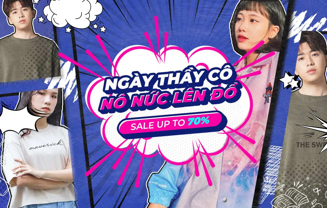 Ngày thầy cô, nô nức lên đồ cùng loạt flash sale bùng nổ