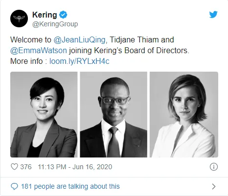 Emma Watson trở thành “nàng chủ tịch” mới của tập đoàn mẹ Gucci