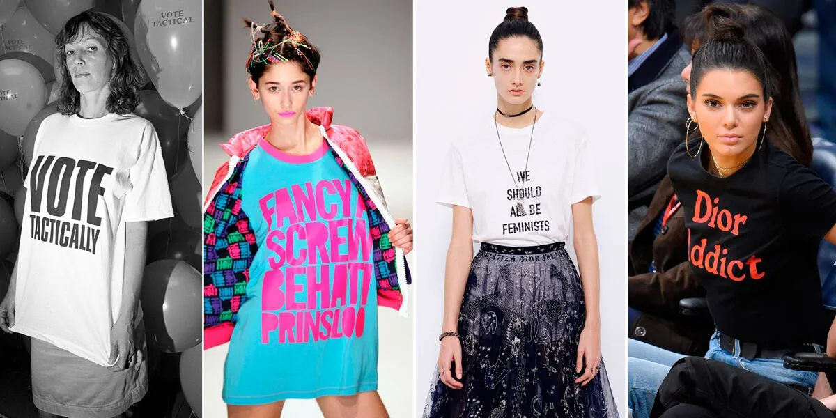 Slogan Tee - Vũ khí của thời trang