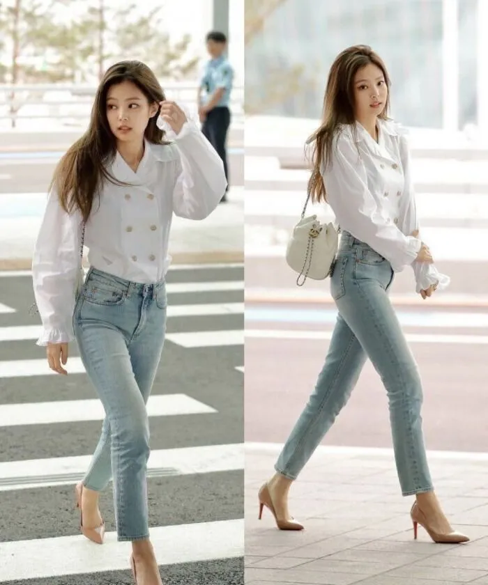 Thời trang sân bay của Jennie Blackpink
