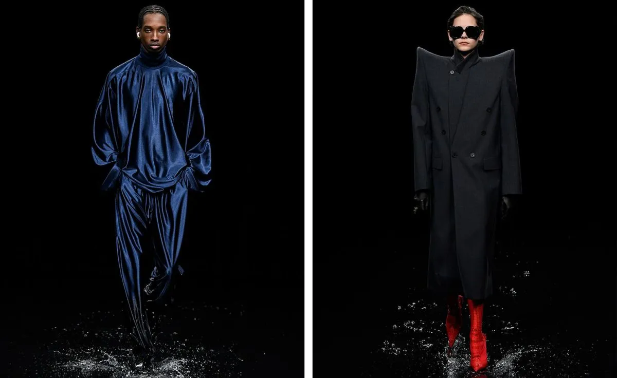 Balenciaga truyền tải thông điệp riêng qua màn trình diễn độc đáo đầy ẩn ý