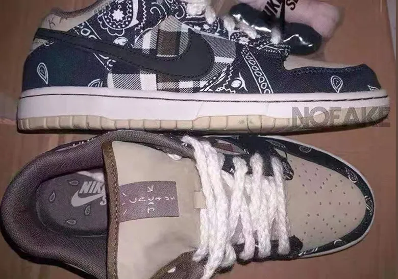 Góc nhìn đầu tiên trên "bom tấn" Travis Scott Nike SB Dunk Low