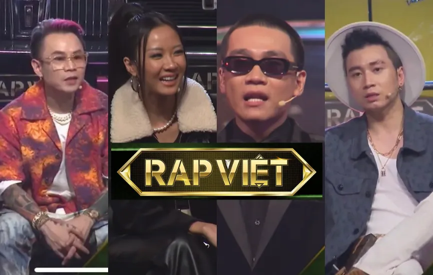 Ơn giời! Cuối cùng 4 HLV Rap Việt đã chịu thay trang phục