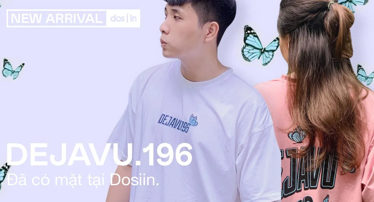 Dejavu196 tiếp tục lăng xê artwork bươm bướm trong loạt thiết kế mới