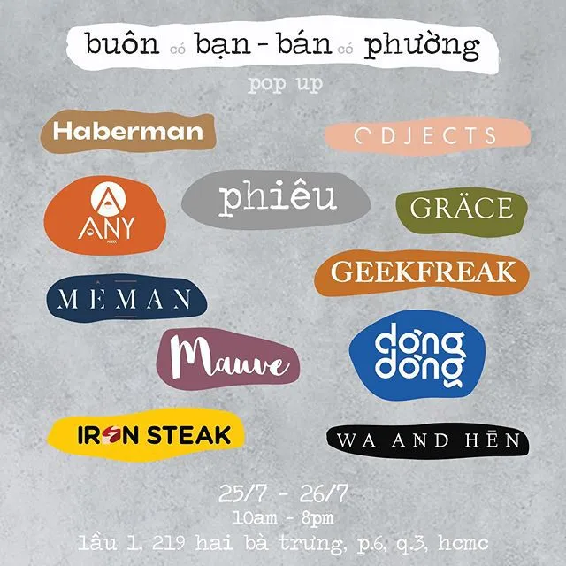 [Local event] Buôn có bạn, bán có phường – sự hội ngộ của những local brand Việt "cùng tần số"