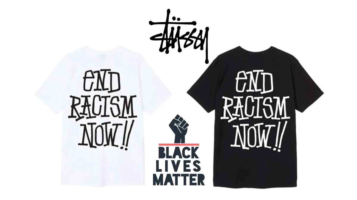 Stüssy hưởng ứng phong trào đẩy lùi nạn phân biệt chủng tộc qua mẫu áo mới.