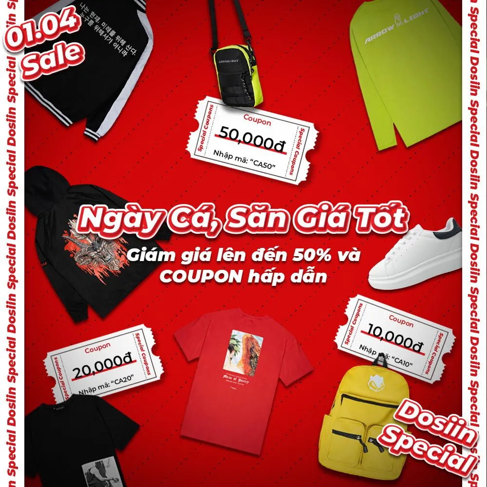 Ngày cá tháng tư, nhận ưu đãi “chất lừ” từ Dosiin