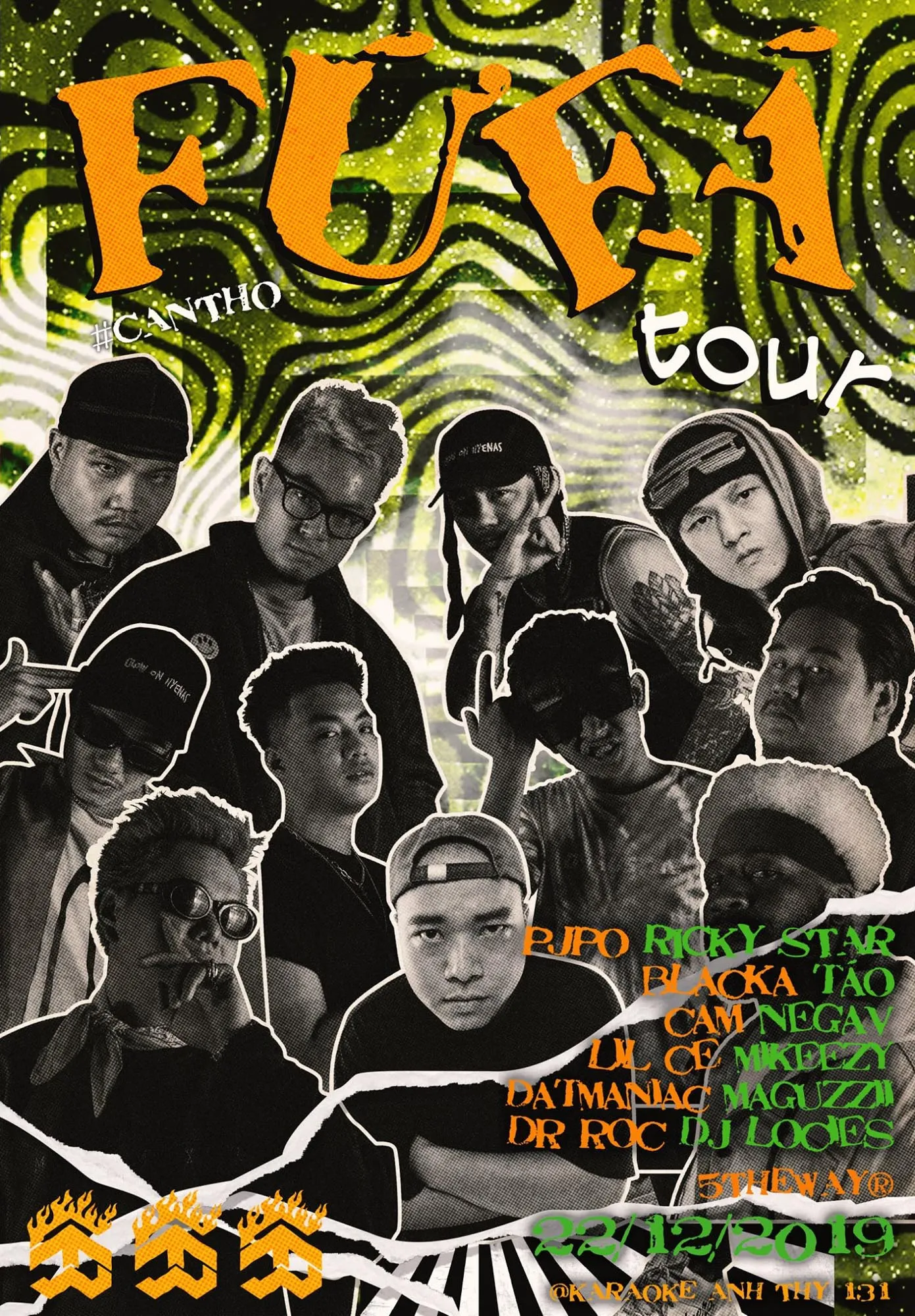 RECAP FỨFÁTOUR 2 @ CẦN THƠ & 5THEWAY® CHÍNH THỨC RA MẮT // OFFICIAL RELEASE /crow mob/ MERCHANDISE™