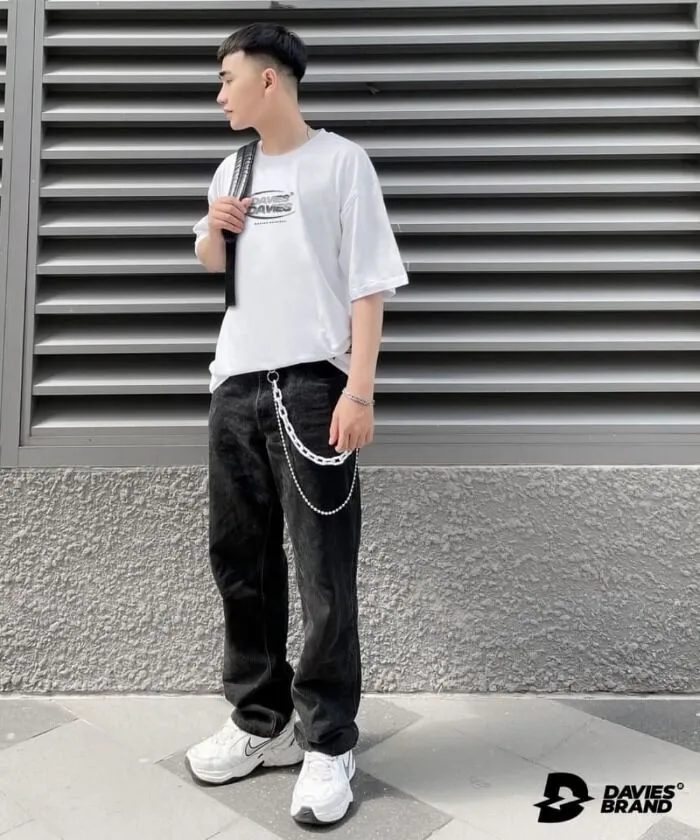 Cách phối đồ street style với áo T-shirt cho nam cực chất