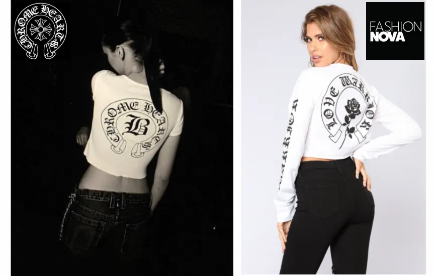 Chrome Hearts đích danh gọi tên Fashion Nova vì đã vi phạm bản quyền logo